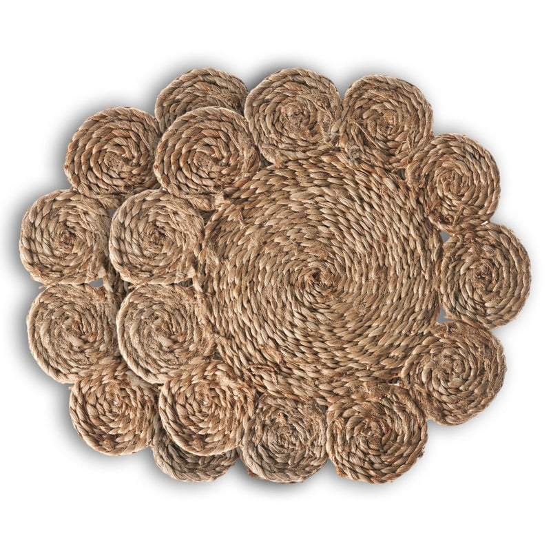 Natural Fiber - Round Placemat Woven 32013 (Set of 2)