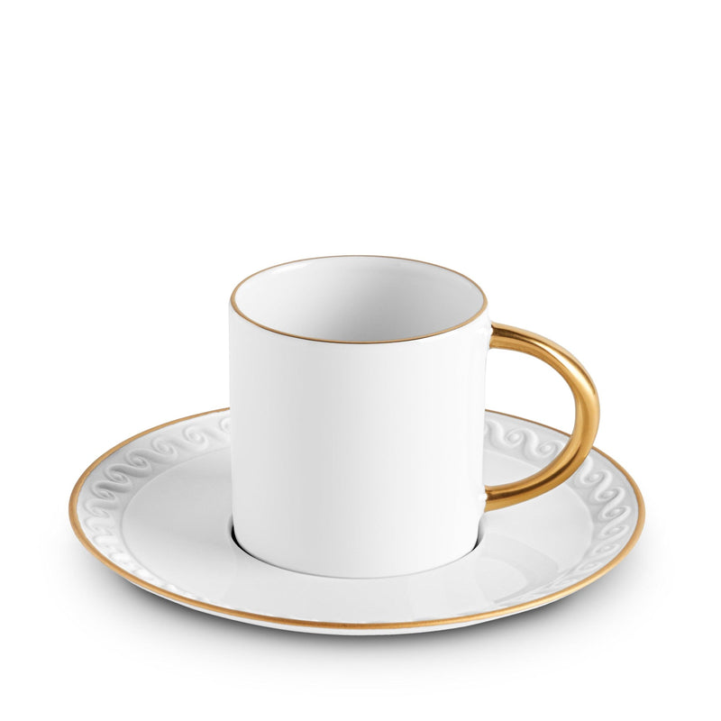 Neptune Gold - Espresso Cup & Saucer