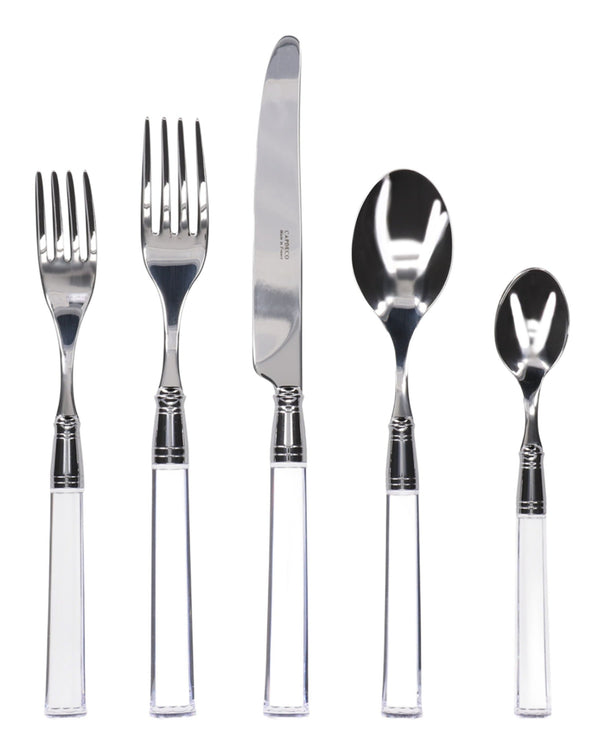 Doric - Flatware Place Setting Clear (Set of 5)