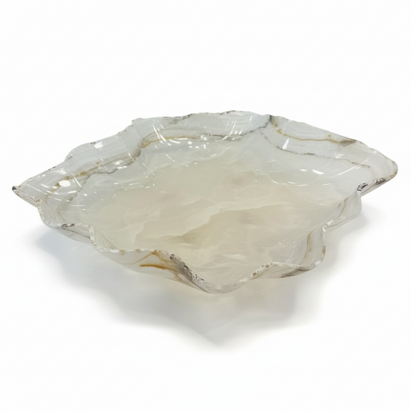 Onyx - Bowl Crystaline Amber