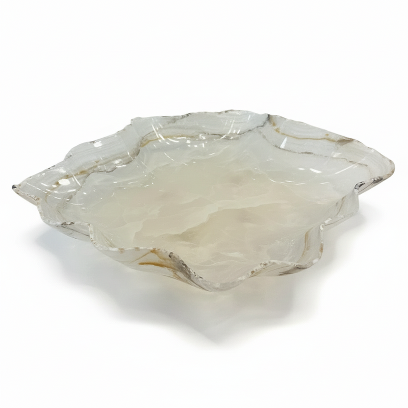 Onyx - Bowl Crystaline Amber