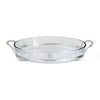 Silver - Oval Medium Baker with Cover 3QT