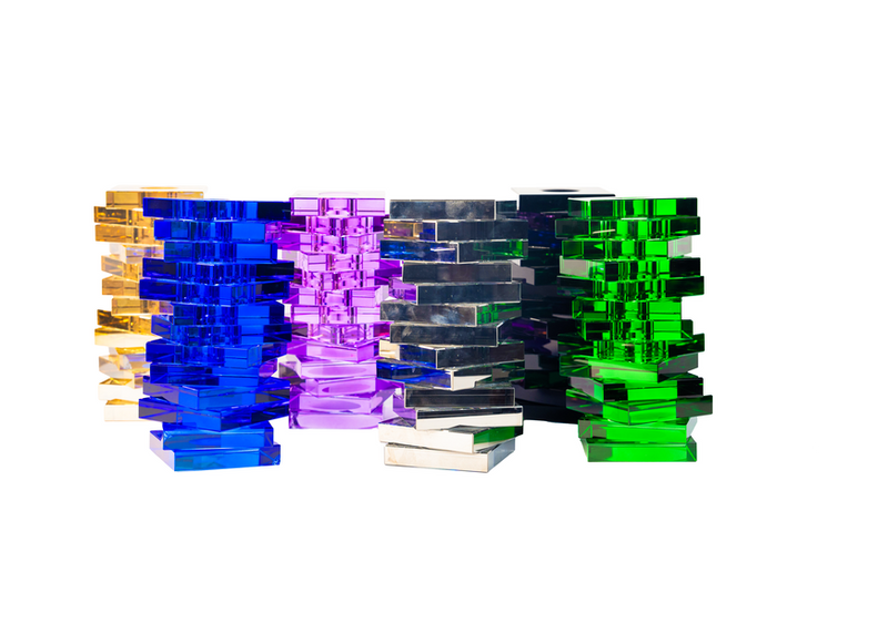 Jenga - Colors Crystal Vase