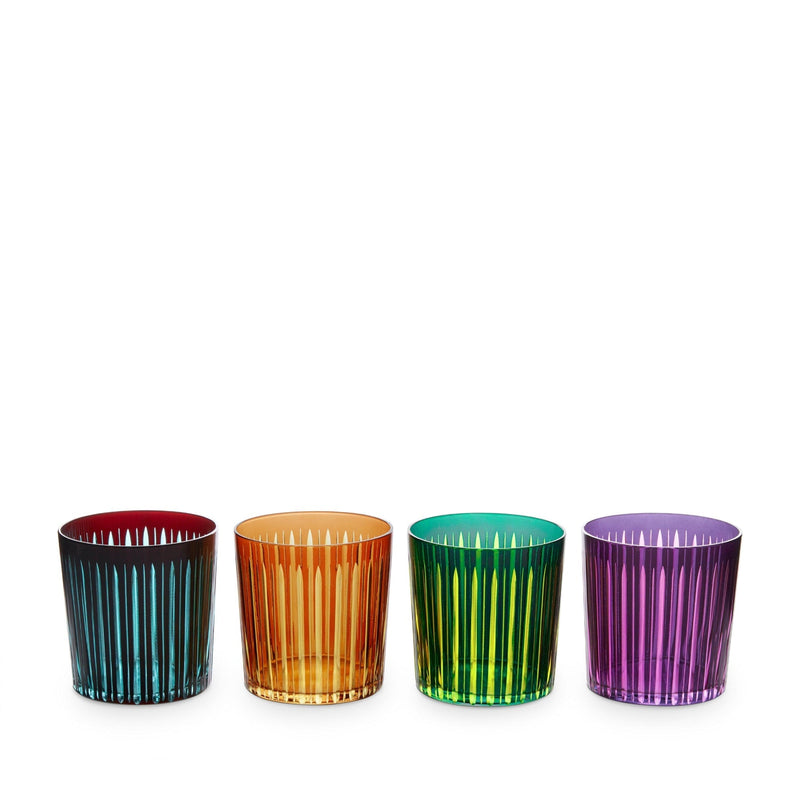 Prism - Double Old Fashioned Glasses Assorted (Set of 4)