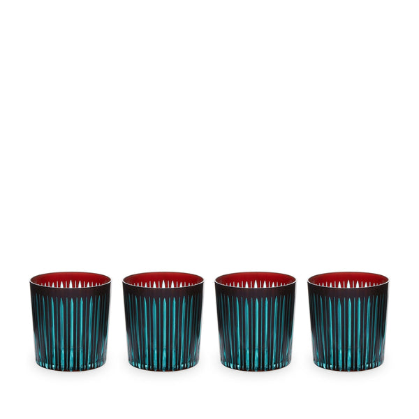 Prism - Double Old Fashioned Glasses Bordeaux (Set of 4)