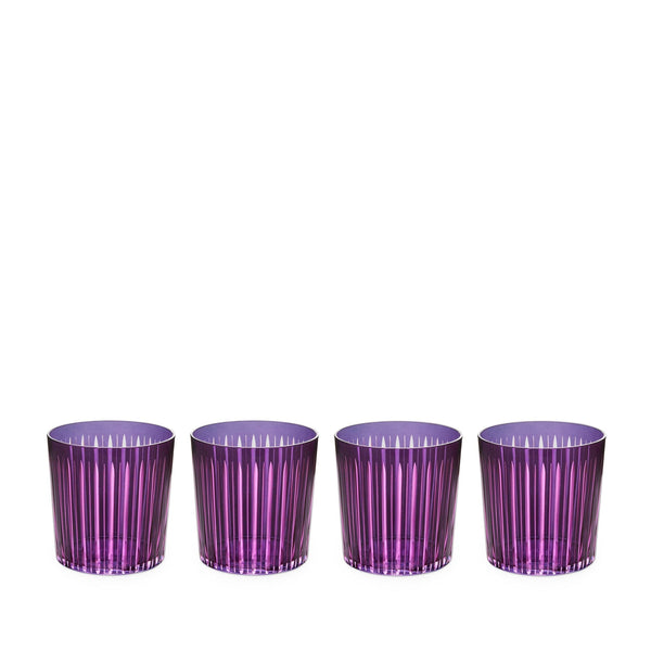 Prism - Double Old Fashioned Glasses Purple (Set of 4)