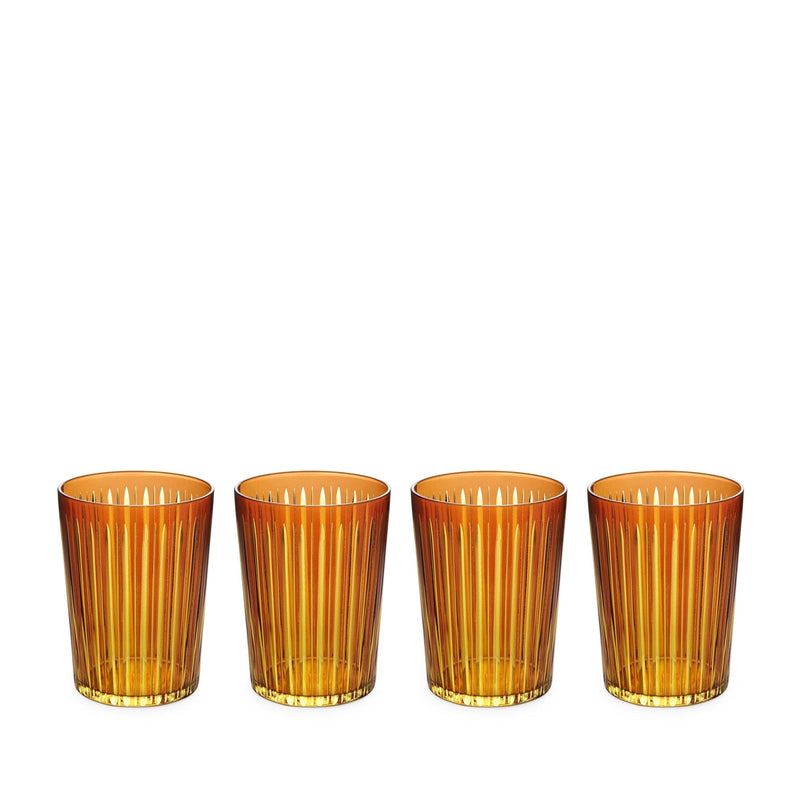 Prism - Highball Glasses Amber (Set of 4)