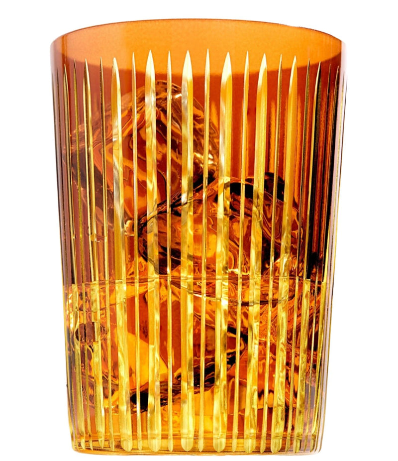 Prism - Highball Glasses Amber (Set of 4)