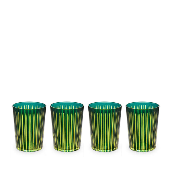 Prism - Highball Glasses Green (Set of 4)