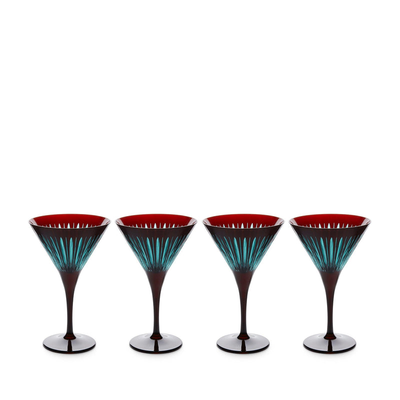 Prism - Martini Glasses Bordeaux (Set of 4)