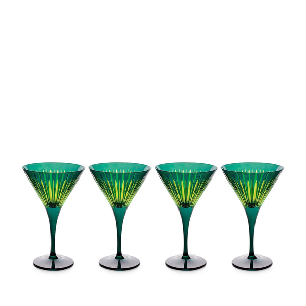 Prism - Martini Glasses Green (Set of 4)