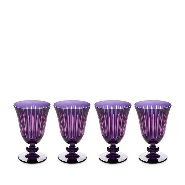 Prism - Wine Glasses Purple (Set of 4)