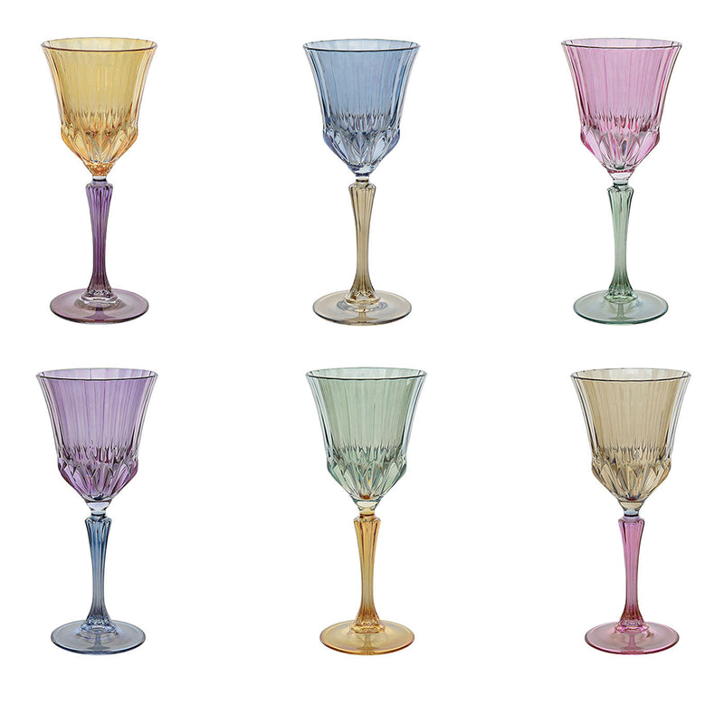 Ada - Colored Water Globet (Set of 6)