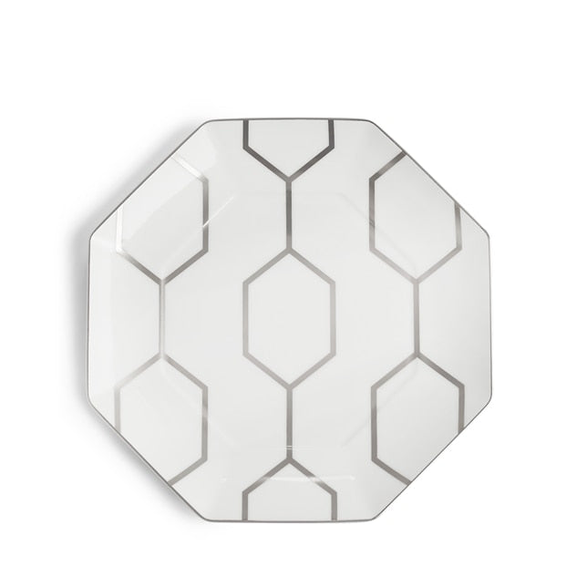 Gio Platinum - Octagonal Plate