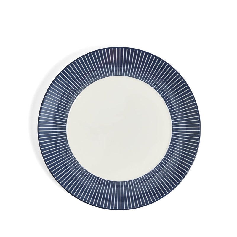 Gio Pinstripe - Side Dessert Plate Blue