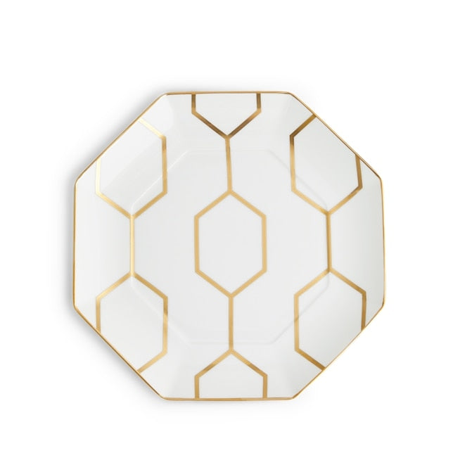 Gio Gold - Octagonal Plate