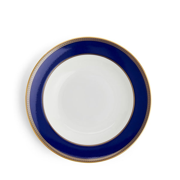 Renaissance Gold - Blue Rim Soup Plate