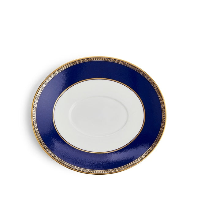 Renaissance Gold - Blue Sauce Boat Stand