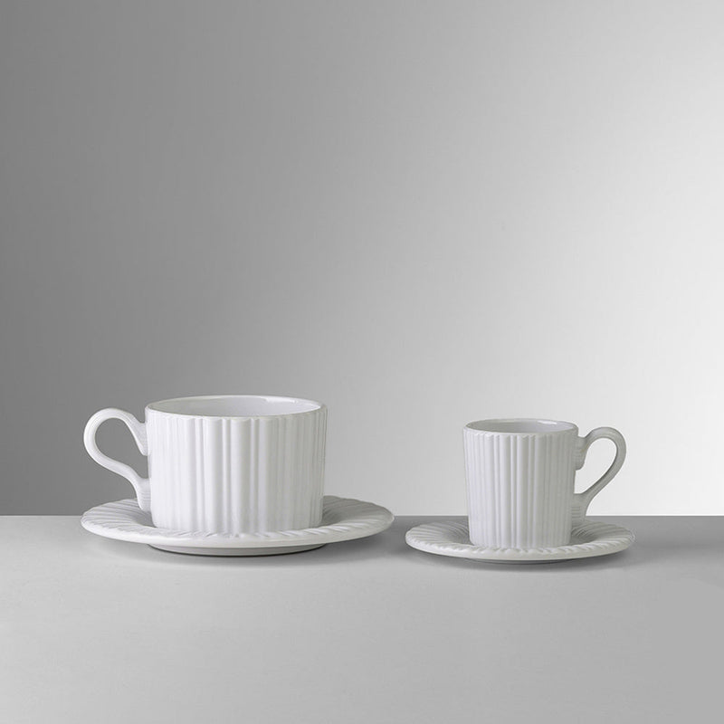 Tea Time - Tea Cup & Saucer (Set of 2)