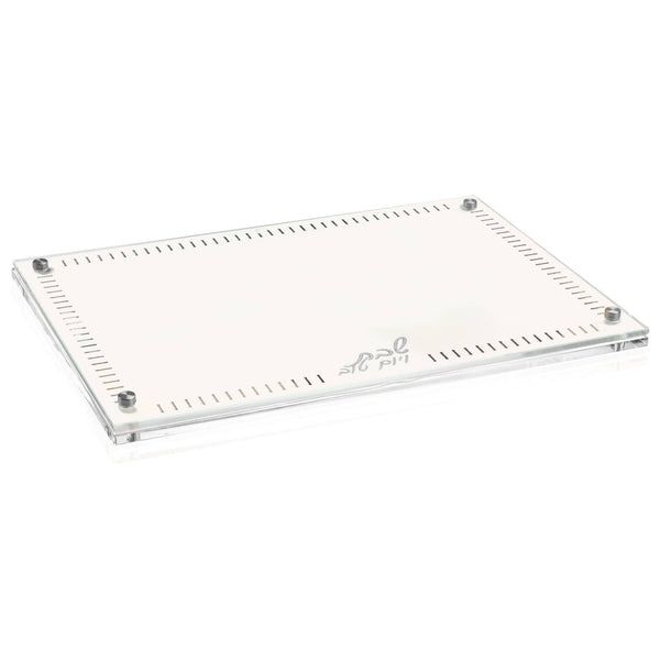 Hemstich - Lucite Challah Board Silver