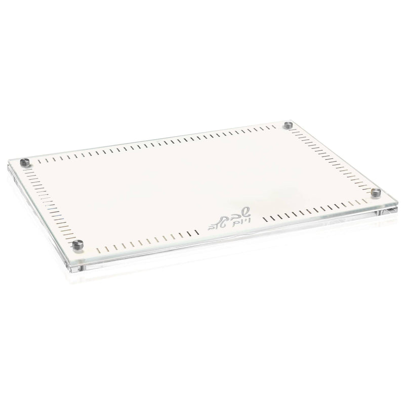 Hemstich - Lucite Challah Board Silver