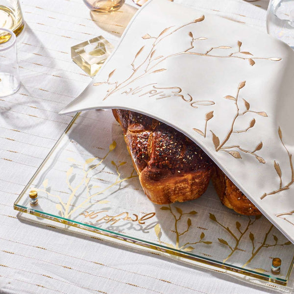 Challah Board - Leaf Gold