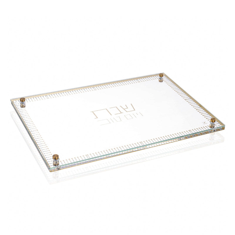 Challah Board - Trinket Lucite Gold
