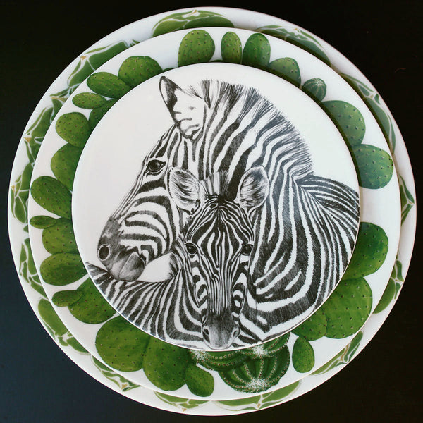 Wild Spirit - Assorted Dessert / Salad Plate (Set of 4)