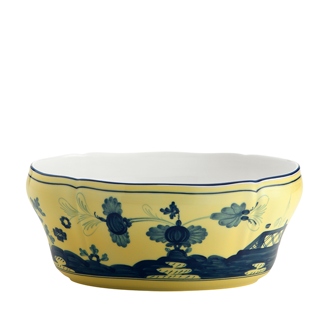 Oriente Italiano Citrino - Oval salad bowl