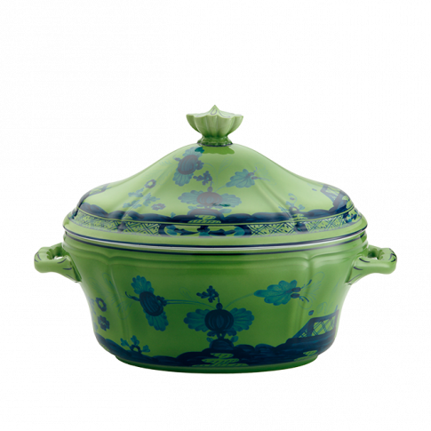 Oriente Italiano Malachite - Oval tureen with cover