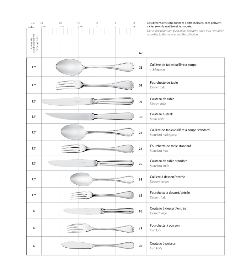 Albi Acier - Stainless Steel - Flatware (Set of 48)