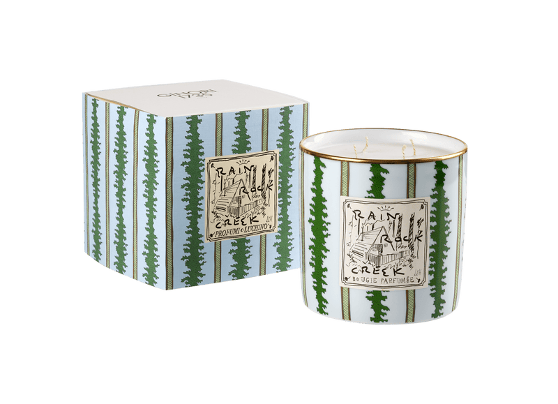 Designer Scented Candle Rain Rock Creek - Large