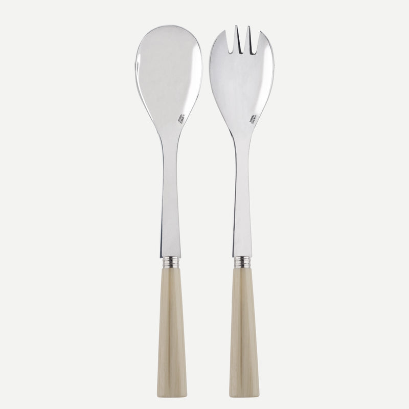 Nature - Salad cutlery Faux Horn (Set of 2)
