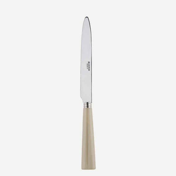Nature - Serrated Dinner knife Blade Faux Horn