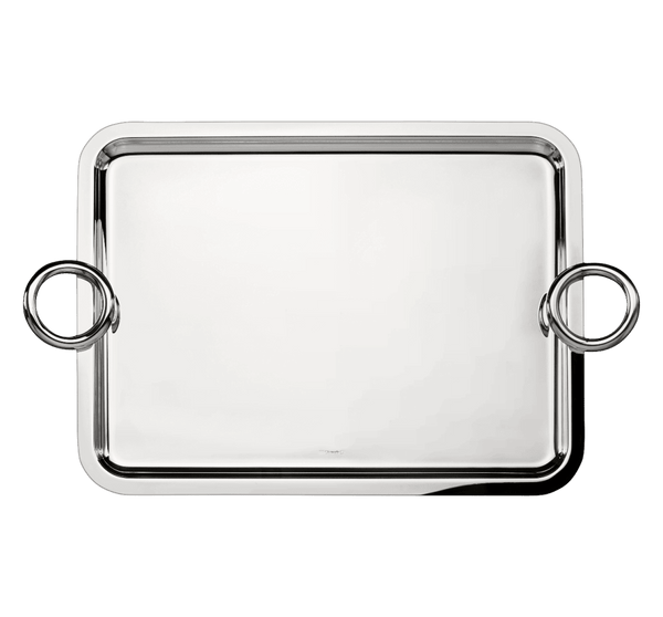 Vertigo - Silver Plated Rectangular Tray (S/M/L/XL)