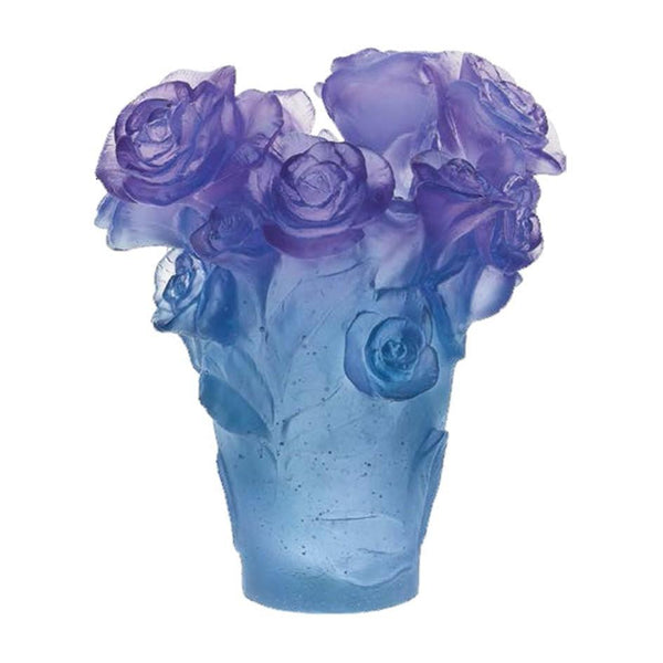 Rose Passion - Blue & Purple Vase