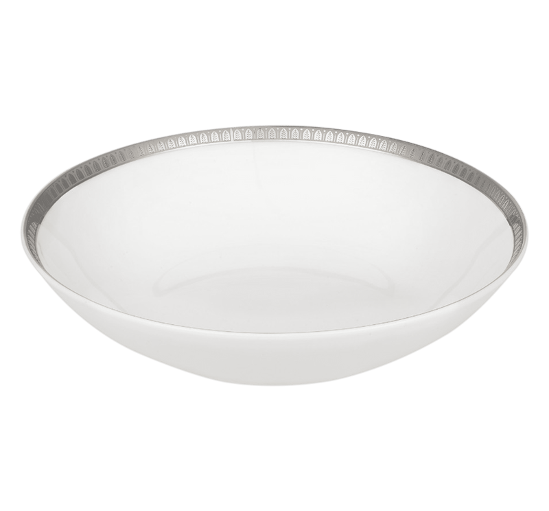 Malmaison Platinum - Porcelain Soup Bowl