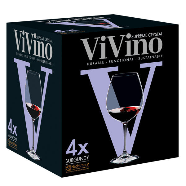 ViVino - Wine Burgundy (Set of 4)