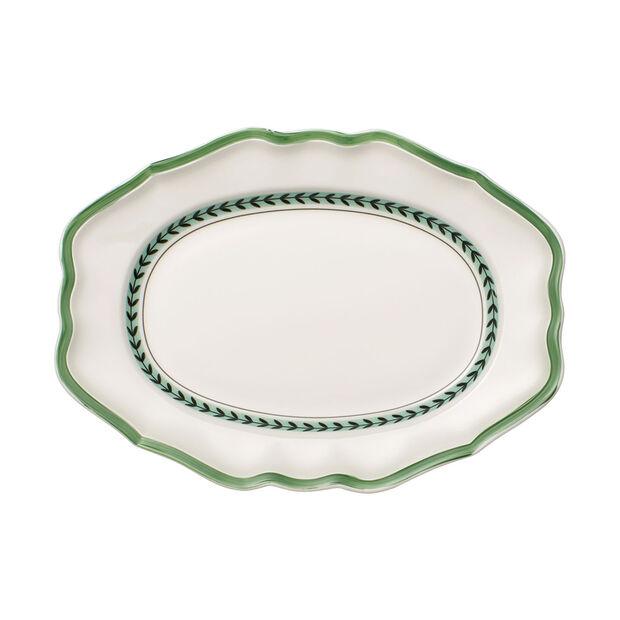 French Garden Green Line - Oval Platter