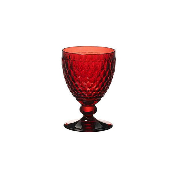 Boston Colored - Red Wine Goblet Red