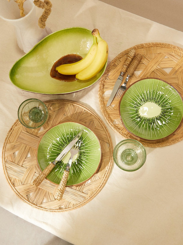 Tropical Fruits - Charger Plate Kiwi
