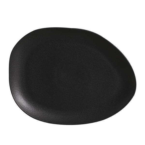 Matte Black - Oval Dinner Plate (Set of 6)