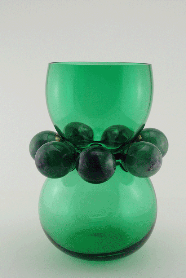 Vase Tiffany Transparent - Verre Bulle