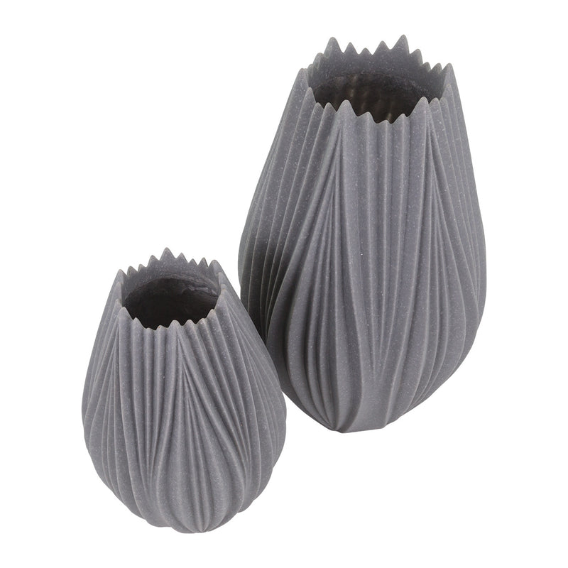 Kembar - Gray Duo Vases (Set of 2)