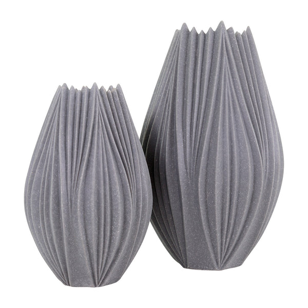 Kembar - Gray Duo Vases (Set of 2)
