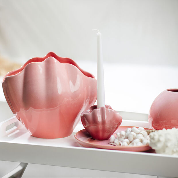 Perlemor Coral - Shell Tealight Holder