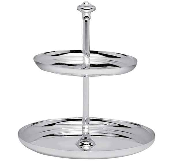 Albi - Silver Plated - 2 Tier Pastry Stand
