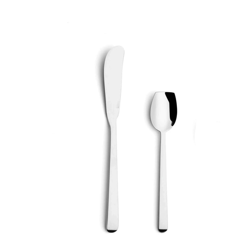 Carre - Polished Steel - Sugar Spoon