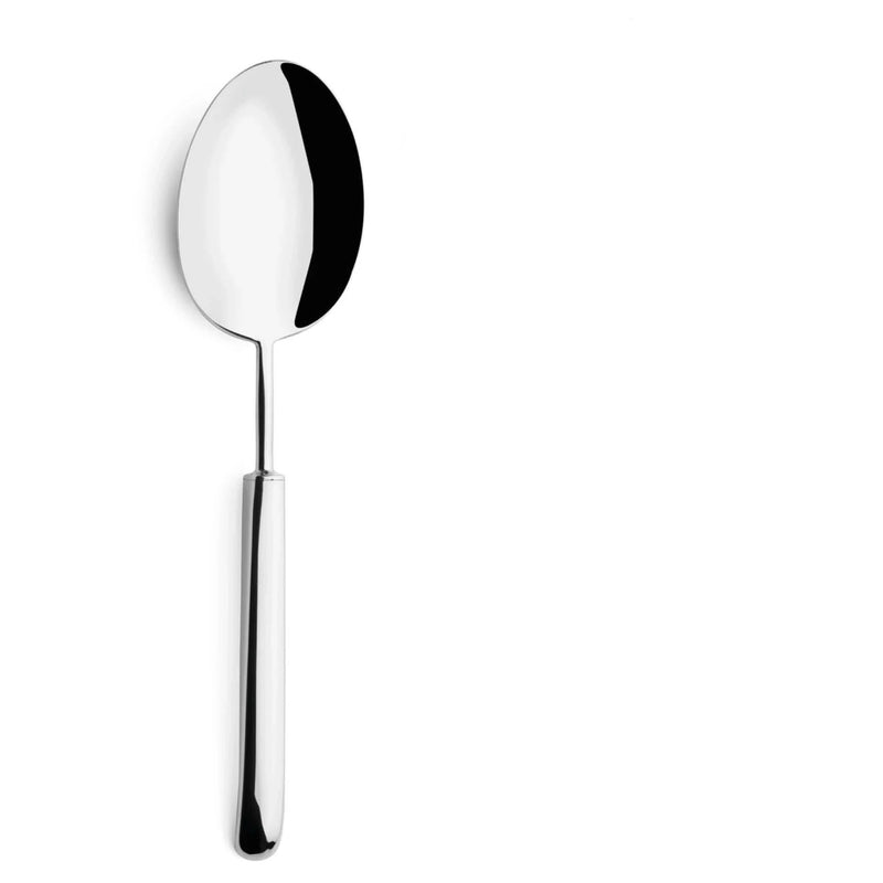 Carre - Polished Steel - Serving Spoon