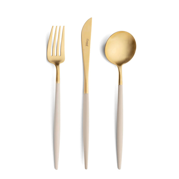 Goa Matte - Gold Plated Ivory - Dinner Fork